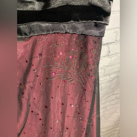 Taboo Layered Spaghetti Strap Surplice Neckline Dress - Picture 5 of 7